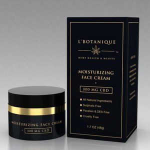 L'Botanique Moisturizing Face Cream (800mg CBD infused)